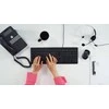 CHERRY JK-8500 klaviatūra USB QWERTY Anglų Juoda