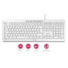 Klaviatūra CHERRY STREAM ND-išdėstymas, hellgrau
