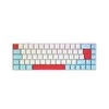 Klaviatūra Cherry CHERRY TAS MX-LP 2.1 kompaktiškos belaidės ausinės su DE išdėstymu, baltos