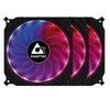 CHIEFTEC 120x120x25mm Tornado RGB ventiliatorių rinkinys iš 3