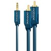 Kabelis Clicktronic Jack 3.5mm - RCA (Cinch) x2 10m tamsiai mėlyna (JAB-1339078)