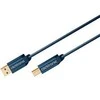 Kabelis USB Clicktronic USB-A - USB-B 1,8 m Mėlyna (JAB-1404854)