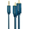 Kabelis Clicktronic Jack 3.5mm - RCA (Cinch) x2 2m tamsiai mėlyna (70467)
