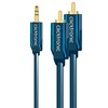 Clicktronic MP3 Adapterio kabelis 70468 3,5 mm kištukas (3 kontaktų, stereo), 2 RCA kištukai (garso kairėje / dešinėje), 3 m