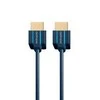 Clicktronic Ultra-Slim HDMI 2.0 didelės spartos kabelis su eterneto kabeliu, 3 m, must