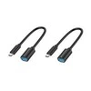 Adapteris USB Conceptronic ABBY11B USB-A - USB-C Juodas (ABBY11B)