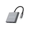 HUB USB Conceptronic Adapteris USB-C -> HDMI,2xUSB3.0,PD,SD 0.15m