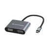Adapteris AV Conceptronic CONCEPTRONIC Dock USB-C->HDMI,VGA,USB3.0,100WPD 0.15m gr
