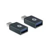 Adapteris USB Conceptronic DONN03G USB-C - USB juoda (DONN03G)