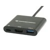 Stotis / replikatorius Conceptronic DonN01B USB-C - HDMI + USB-C + USB Juodas (DonN01B)