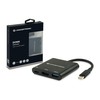 Stotis / replikatorius Conceptronic DonN01B USB-C - HDMI + USB-C + USB Juodas (DonN01B)