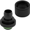 Corsair „Hydro X“ serijos XF jungtis, tiesi, G1/4 colio BSPP–13/10 mm – 4 vnt. pakuotėje, juodas