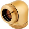 Corsair Hydro X Series XF Hardline Adapteris 90 Degree 14mm OD to 14mm OD Hardtube - 2 Pack, auksinis