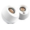 Kompiuterio kolonėlės Garsiakalbių rinkinys kompiuteris Creative Pebble 2.0 51MF1680AA001 (2.0, baltos spalvos)