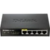 Šakotuvas D-Link DES-1005P/E tinklo komutatorius Ne-valdomas L2 Fast Ethernet (10/100) Juoda Maitinimas per Eternetą (PoE)