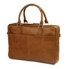 DBRAMANTE1928 ROSENBORG LEATHER BAG FOR 14" NOTEBOOK - GOLDEN TAN