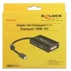 Delock Adapteris mini Displayport 1.1 male > Displayport / HDMI / DVI