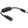 Delock Adapterkabel DC 5,5 x 2,5 mm Stecker > DC 5,5 x 2,5 mm