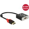„Delock“ adapterio kabelis „DisplayPort 1.2“ kištukas > HDMI lizdas