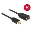 DeLOCK mikro HDMI – HDMI St-Bu 20cm 4K