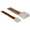 KABELIS ZASILAJĄCY WEWNĘTRZNY MOLEX(M)->FLOPPY 4 PIN(F) 40CM DELOCK