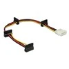 Delock maitinimo laidas DELOCK Stromkabel Molex 4Pin -> 4x SATA 15 Pin St/Bu 0,40m
