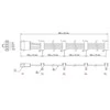 Delock maitinimo laidas DELOCK Stromkabel Molex 4Pin -> 4x SATA 15 Pin St/Bu 0,40m