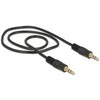 Kabelis Delock Jack 3.5mm - Jack 3.5mm 0.5m juoda (83742)