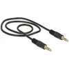 Kabelis Delock Jack 3.5mm - Jack 3.5mm 0.5m juoda (83742)