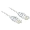 PATCHCORD KAT.6 UTP 0.5M MIEDŹ SLIM Baltas DELOCK
