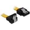 DELOCK Cable SATA 50cm geltonas pūkas/tiesus metalas