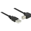 USB kabelis Delock USB-A - USB-B 0,5 m Juodas (84809)