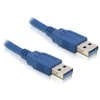 „Delock“ kabelis USB 3.0 A tipo kištukas > USB 3.0 A tipo kištukas, 0,5 m mėlynas