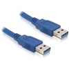 „Delock“ kabelis USB 3.0 A tipo kištukas > USB 3.0 A tipo kištukas, 0,5 m mėlynas