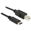 Kabelis USB Delock USB-C - 0.5 m Juodas (83328)