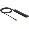 Delock Antenna LTE TS-9 kištukas 3 dBi įvairiakryptis standus juodas lipnus tvirtinimas