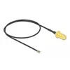 Delock Antennenkabel SMA Buchse zum Einbau zu MHF® 4L LK Stecker 1.37 35 cm