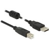 Kabelis USB Delock USB-A - 1.5 m Juodas (84896)
