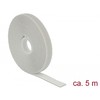 Delock Klett-Kabelbinder L 5 m x B 13 mm Rolle grau