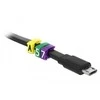 DELOCK Cable Marker Clips A-Z geltona 260 vnt