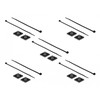 Delock Befestigungssockel 30 x 30 mm mit Kabelbinder L 200 x B 4,8 mm juodas