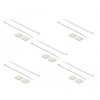Delock Befestigungssockel 25 x 25 mm mit Kabelbinder L 150 x B 3,6 mm baltas