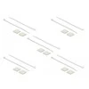 Delock Befestigungssockel 25 x 25 mm mit Kabelbinder L 150 x B 3,6 mm baltas