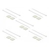 Delock Befestigungssockel 30 x 30 mm mit Kabelbinder L 200 x B 4,8 mm baltas