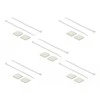 Delock Befestigungssockel 30 x 30 mm mit Kabelbinder L 200 x B 4,8 mm baltas
