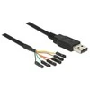 Delock Cable USB kištukas > TTL 6 kontaktų antraštė, viena 1,8 m (3,3 V)