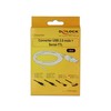 Delock Kabelis USB Stecker > TTL 6 Pin Pin Header Buchse einzeln 1,8m (5 V)