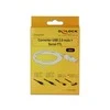 Delock Kabelis USB Stecker > TTL 6 Pin Pin Header Buchse einzeln 1,8m (5 V)