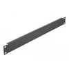 Delock DeLOCK 66289, Rack dangtis, Juodas, Metalas, 1U, Kinija, 44,5 mm
