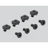 Delock DeLOCK 66289, Rack dangtis, Juodas, Metalas, 1U, Kinija, 44,5 mm
